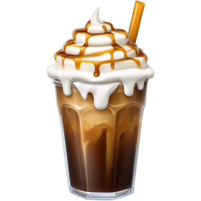Iced coffee emoji