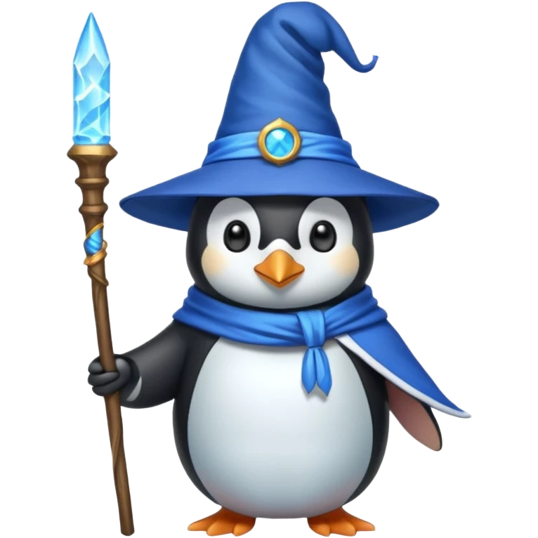 Penguin Wizard emoji