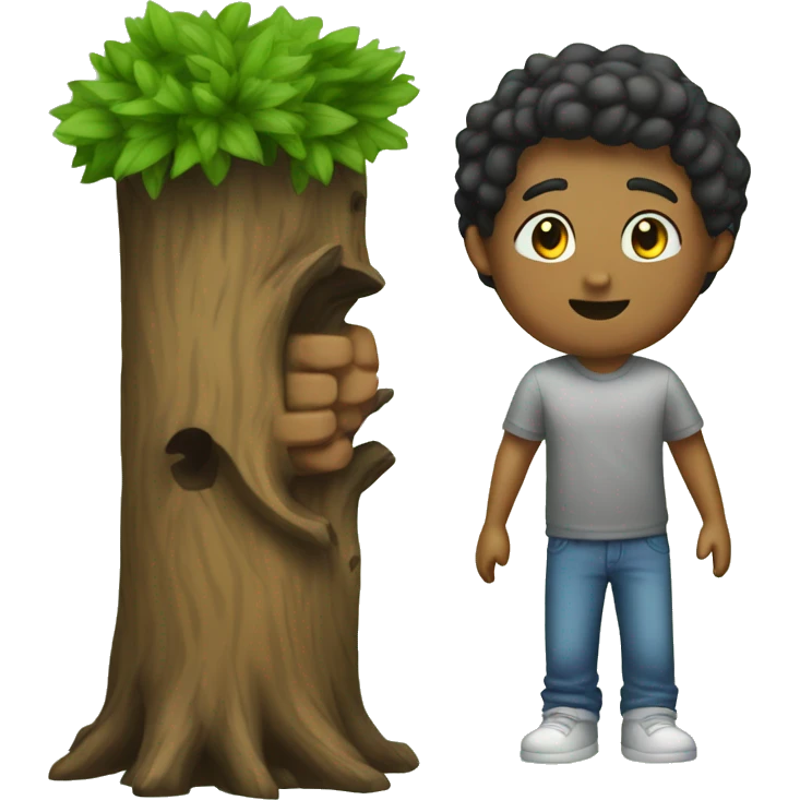 Boyfriends decoration a tree emoji