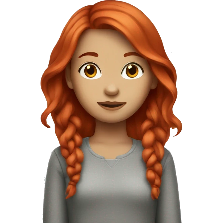 girl with red hair emoji