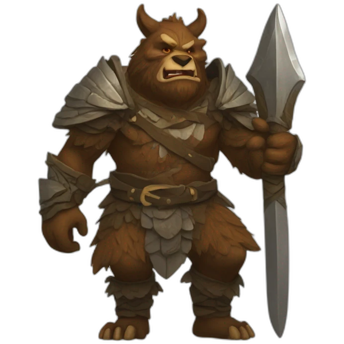 Bugbear warrior emoji