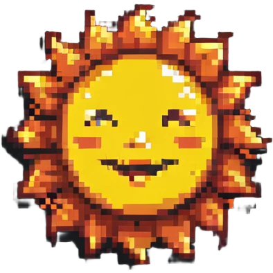smiling sun emoji