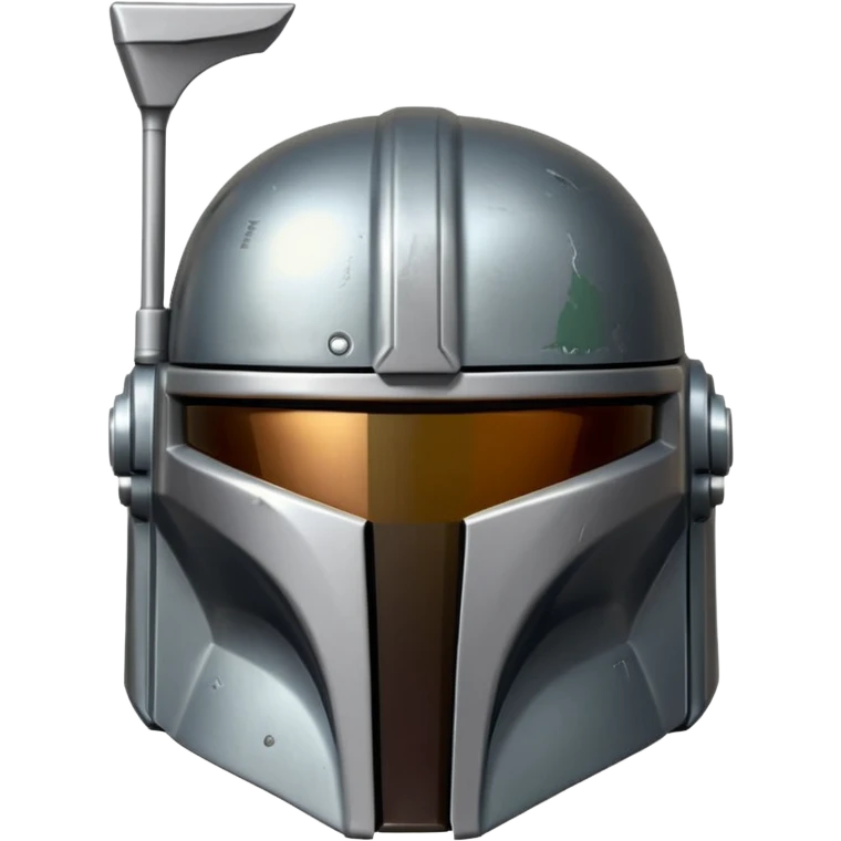 the mandalorian helmet (NOT jango fett) emoji