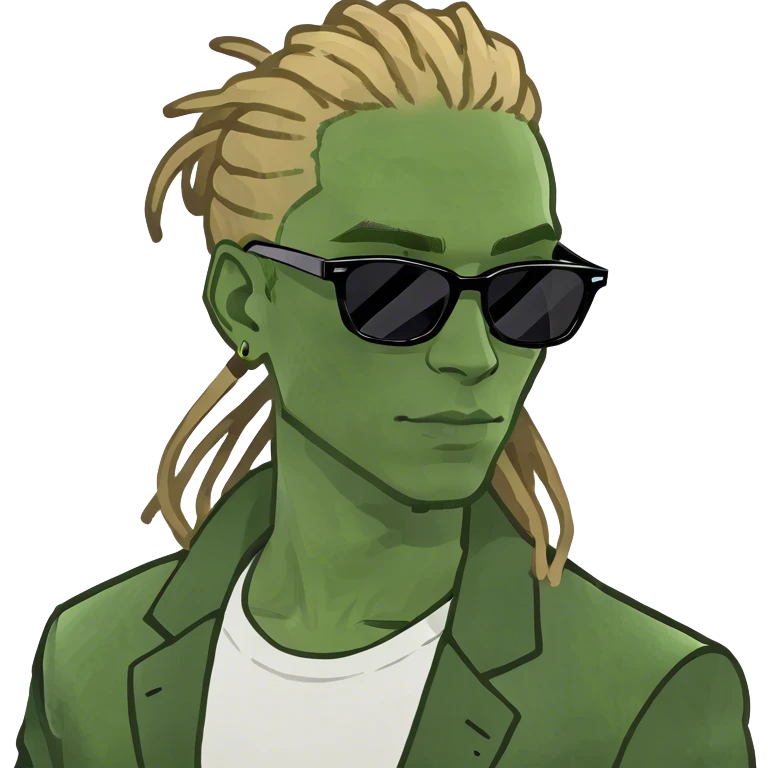 Brown skin guy with blonde dreads  emoji