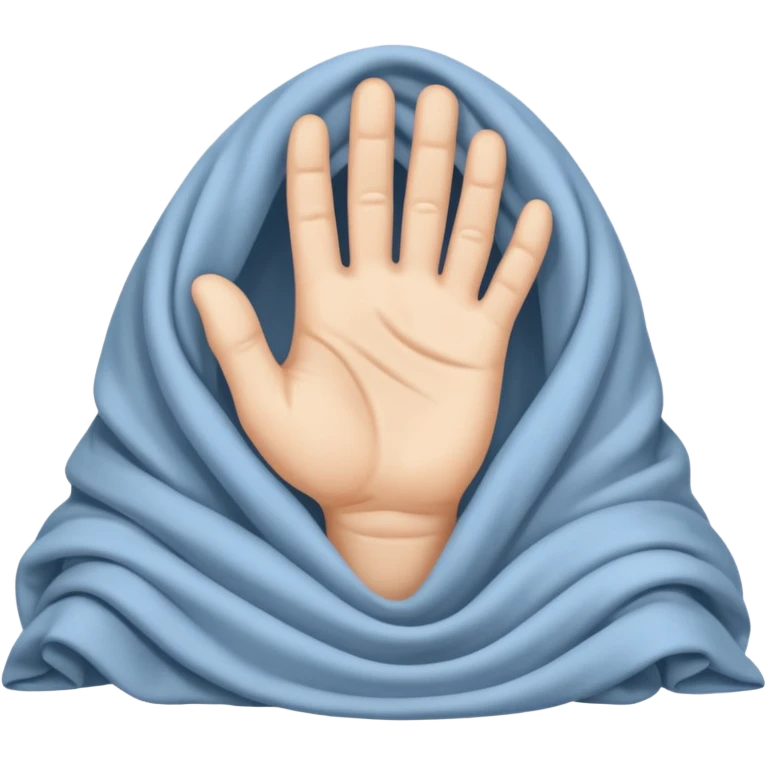 Something under the blanket emoji