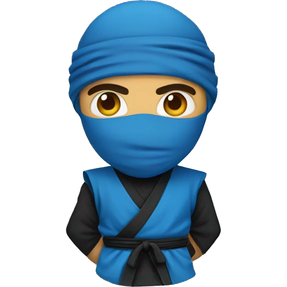 Ninja blue emoji