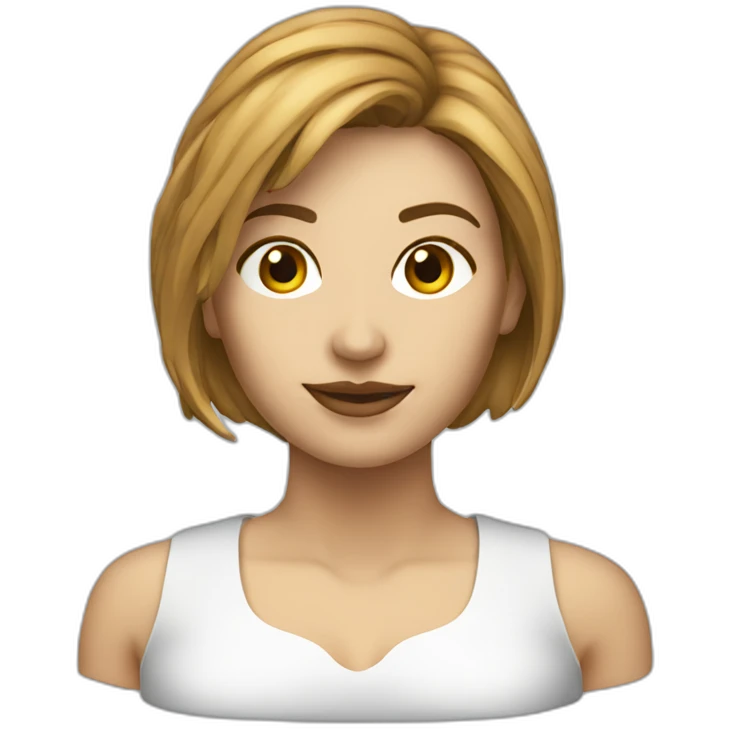 beautiful 3d printer woman emoji