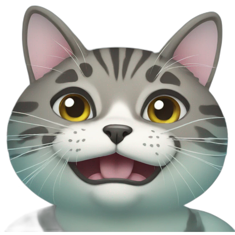 Swimming cat emoji
