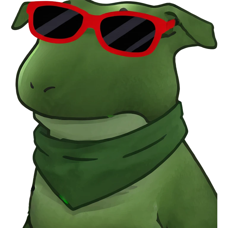 Dog wearing sunglasses  emoji