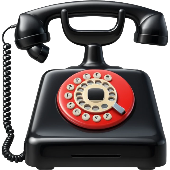 Modern telephone emoji