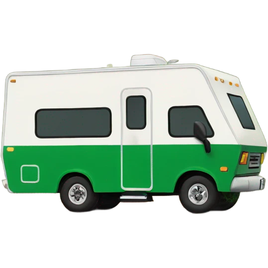 Green square-drop rv  emoji