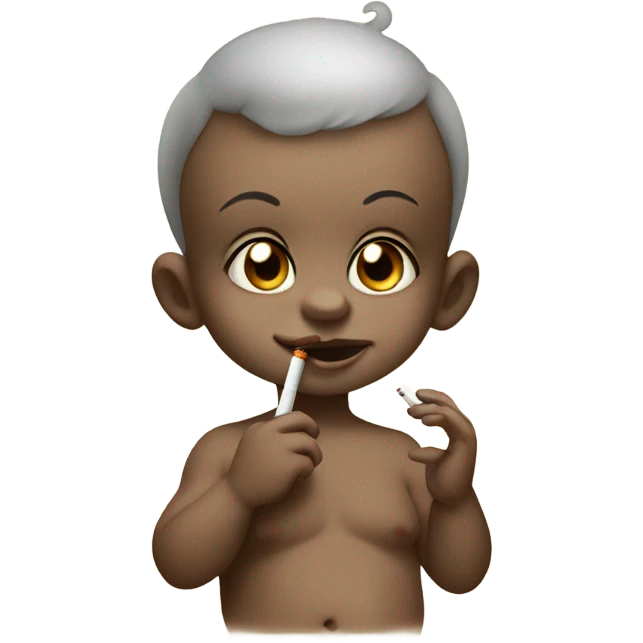 baby smokeing  emoji