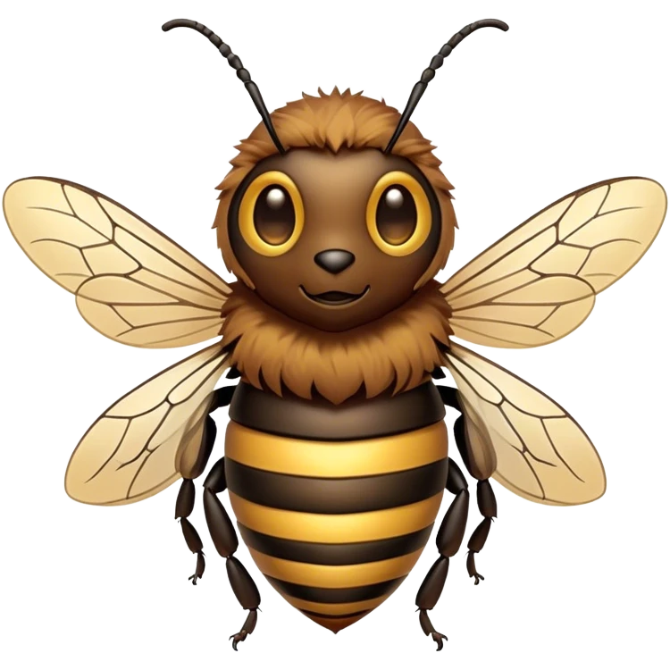 Wizard bee emoji