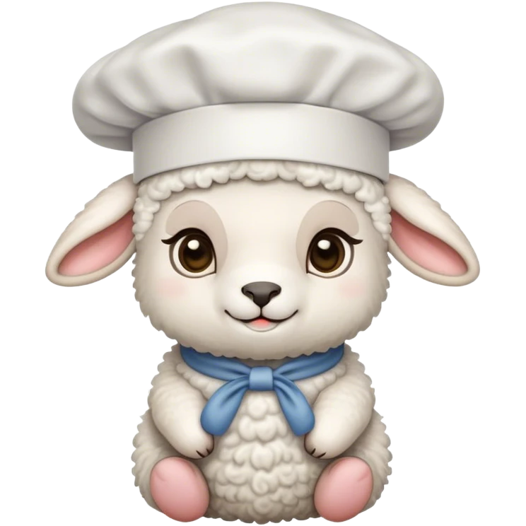 Lamb as a cook emoji