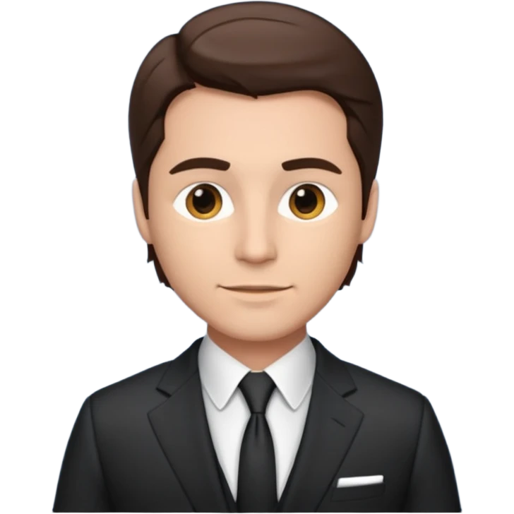 Male brunette movie producer  emoji
