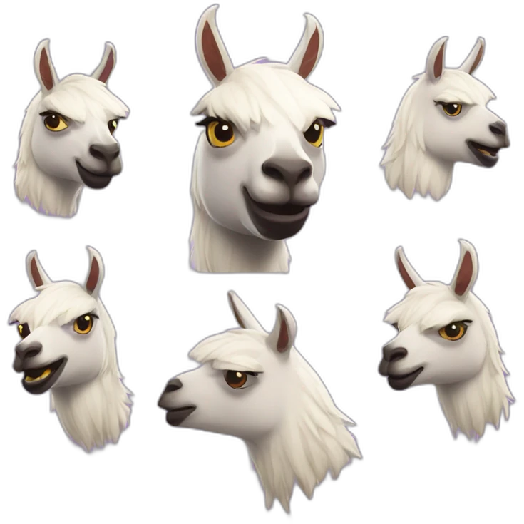 Lama fortnite confettis emoji