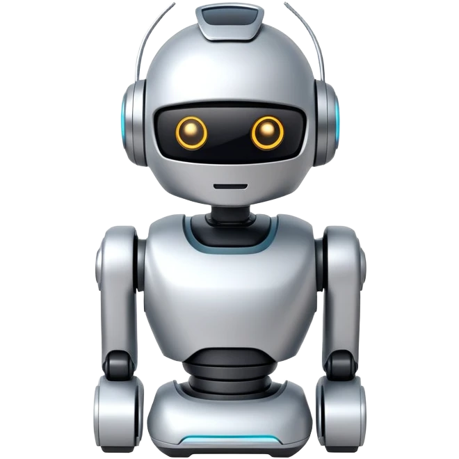 futuristic smart home robot assistant for 2025 emoji
