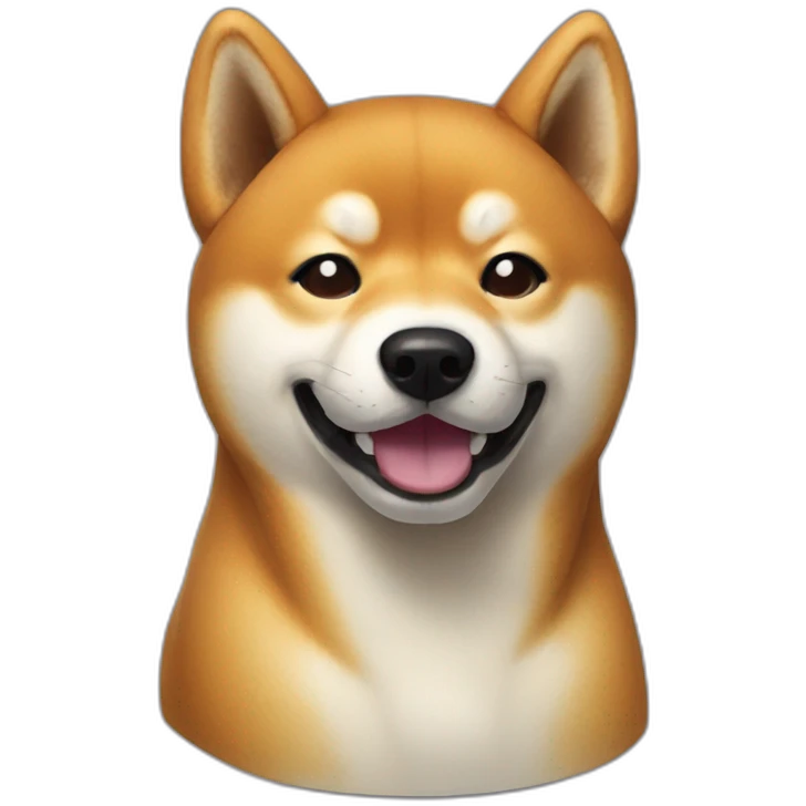 Realistic Shiba inu emoji