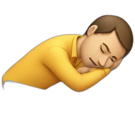 sleeping at work emoji