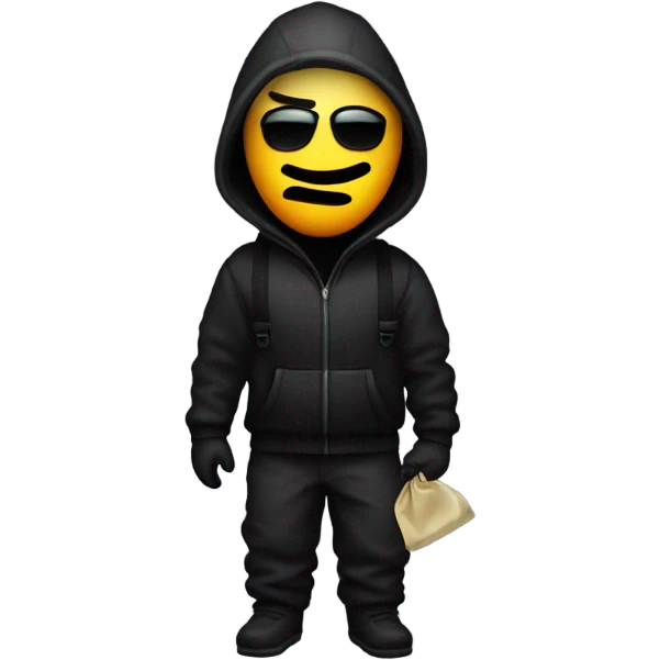 A robber emoji