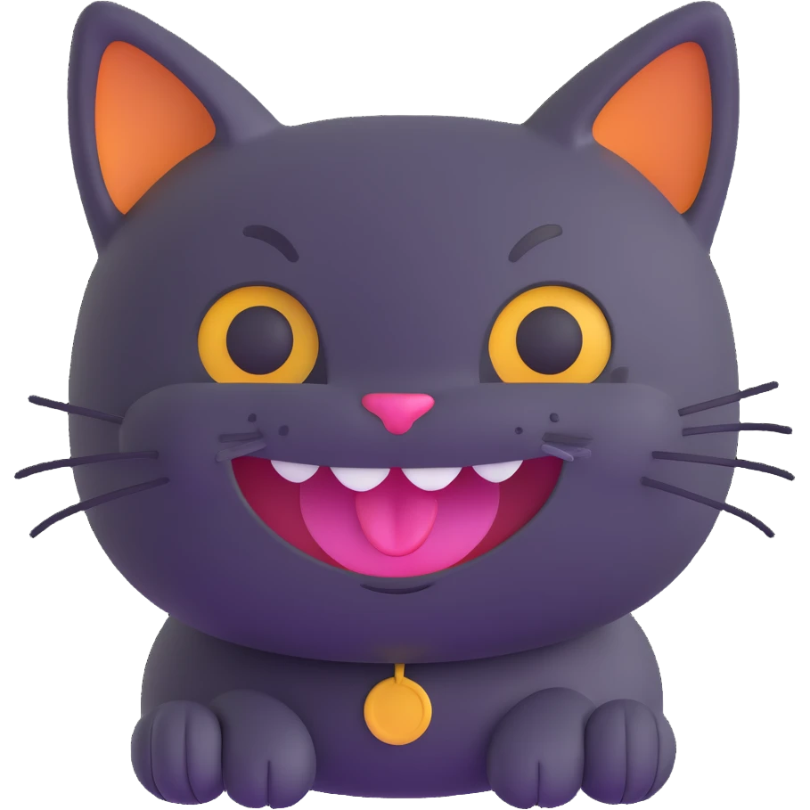 cat smiling emoji