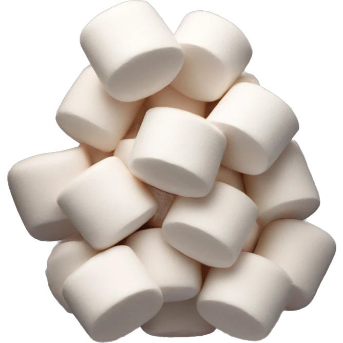 Group of marshmallows emoji