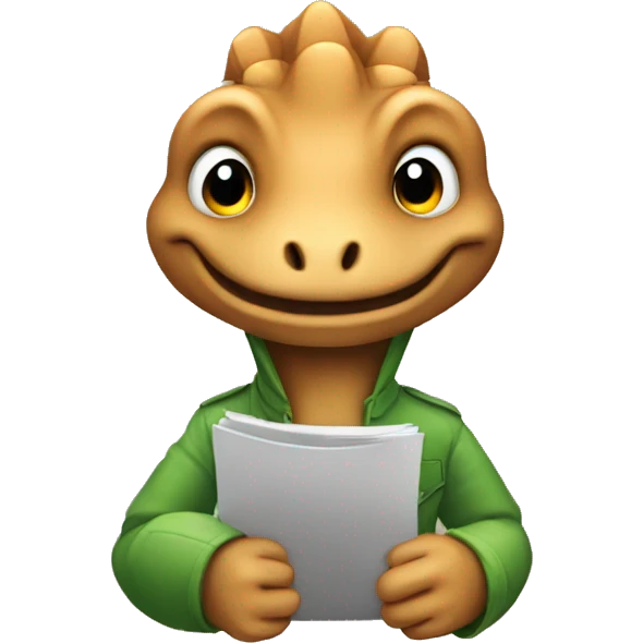 Dino typing emoji