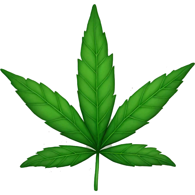 Weed leaf emoji