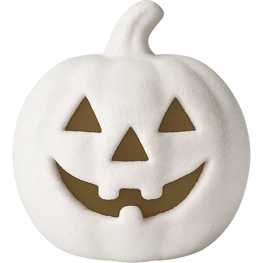 white sparkly halloween object, remove background emoji