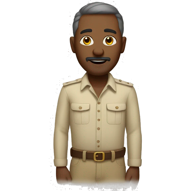 White Sahara man emoji