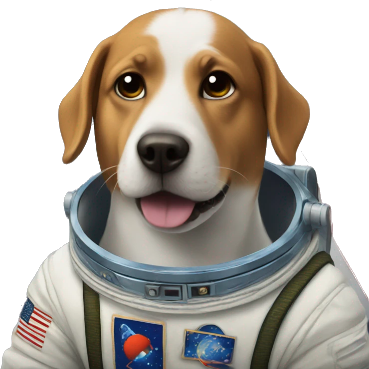 Dog going to space  emoji