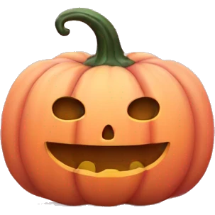 Pink pumpkin  emoji