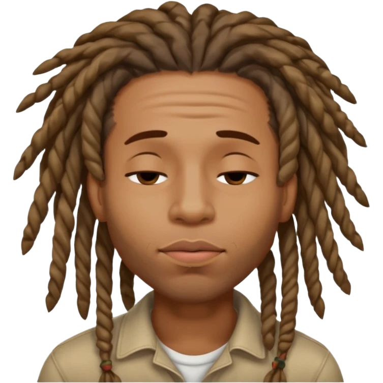 Black man with dreads and a clean shave puckering his lips and closing his eyes making this face😌 emoji