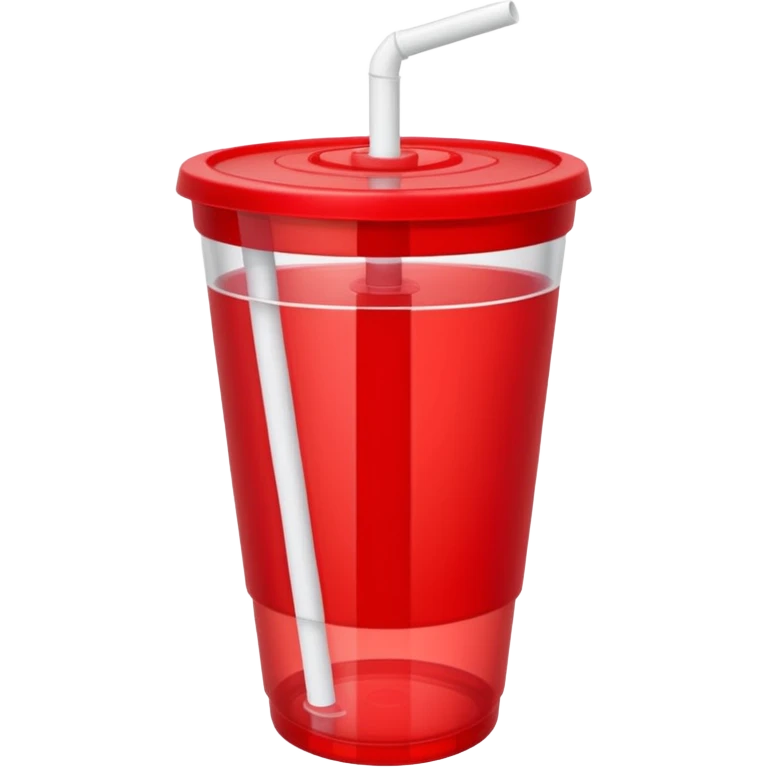 red cup with straw emoji