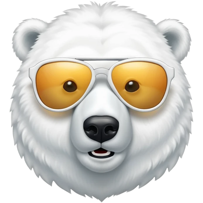 polar bear with sunglasses emoji