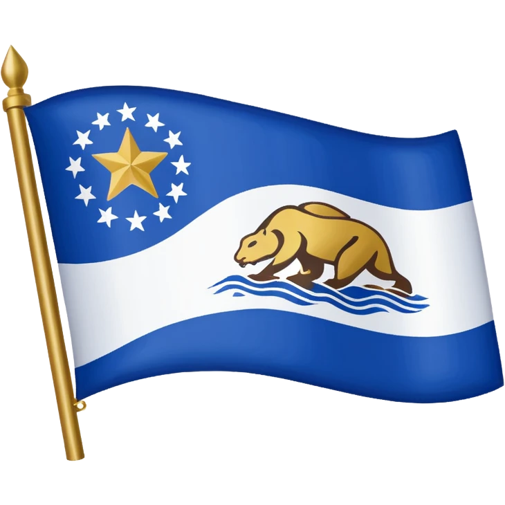 Mississippi River flag emoji