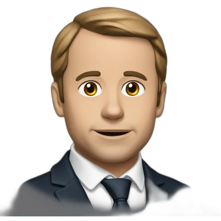 Macron chien emoji