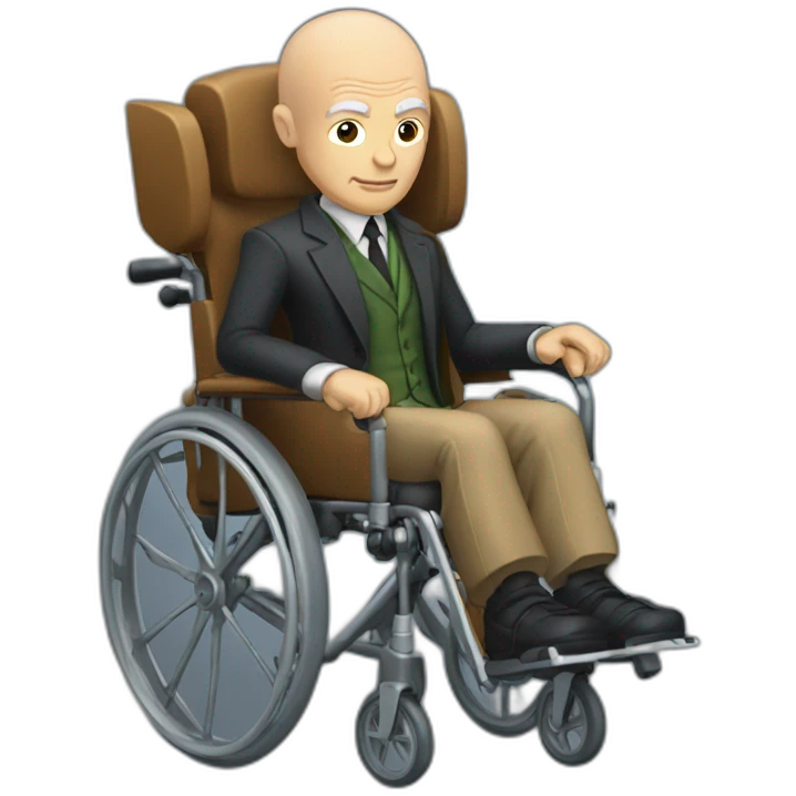 professor x in wheelchair emoji