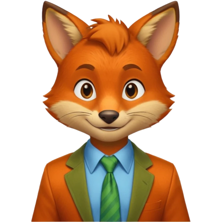 Nick Wilde from the Zootopia Disney movie emoji