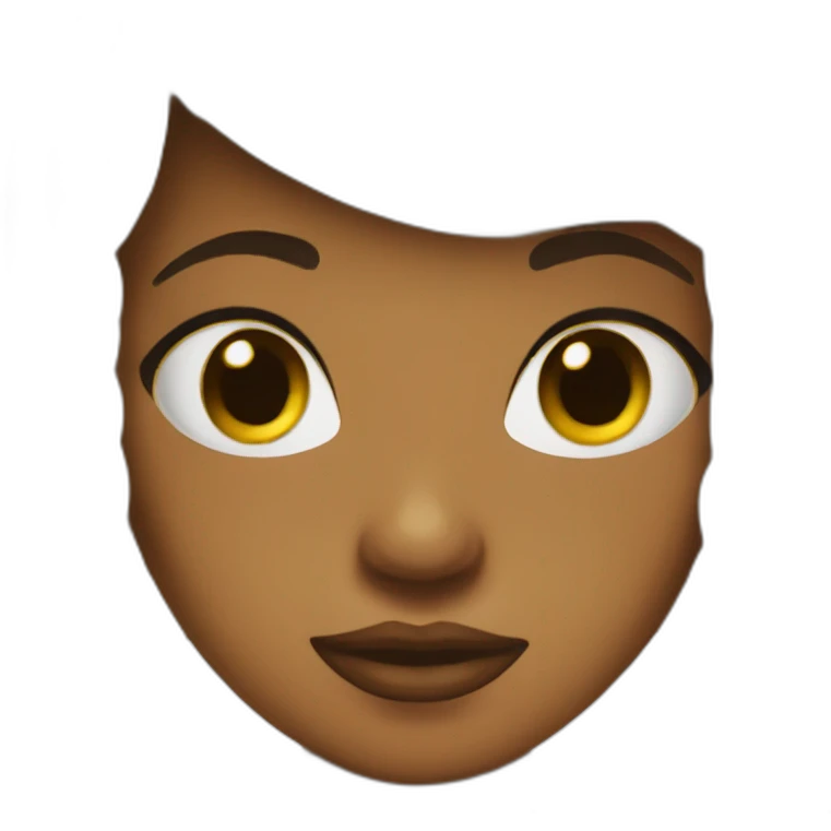 gangsta girl brown emoji