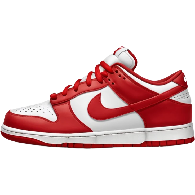 I want you to draw a Nike Dunk Low with the Nike logo facing right emoji