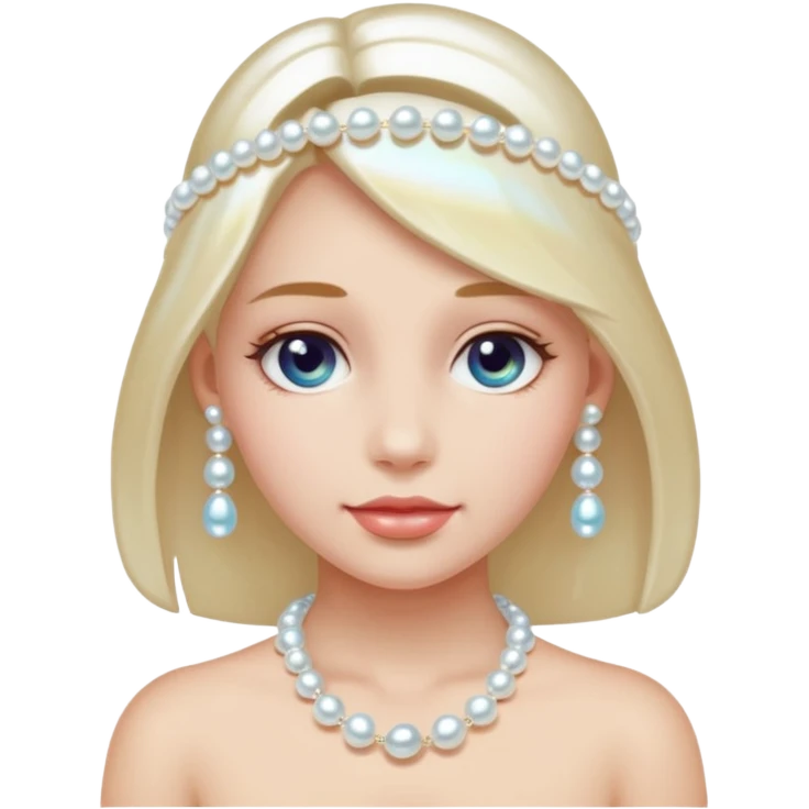 Pearl String Girl emoji