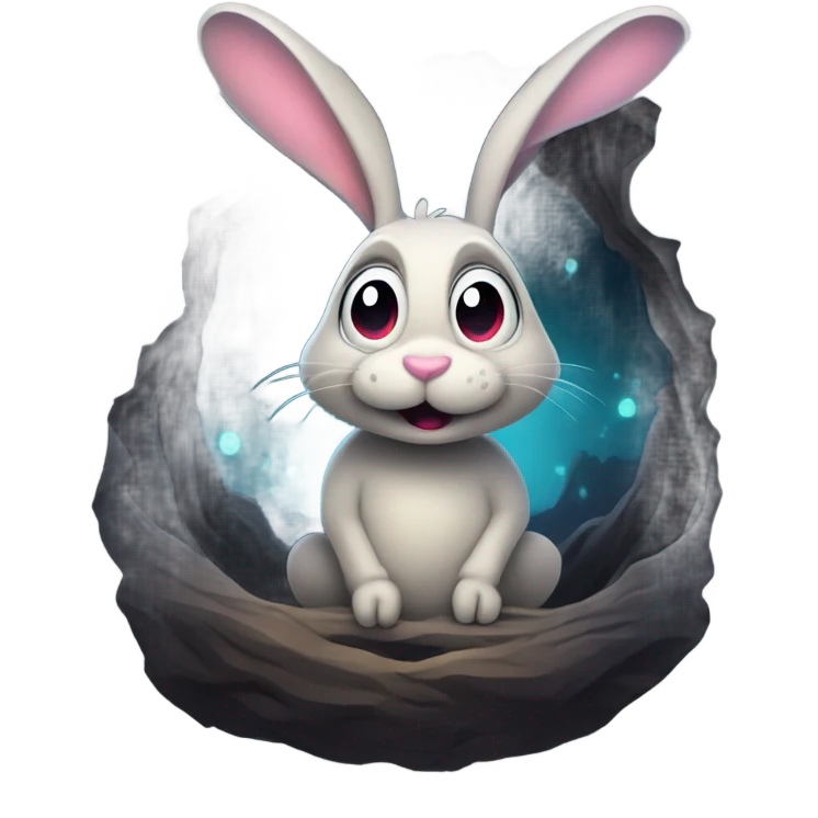 down the rabbit hole emoji