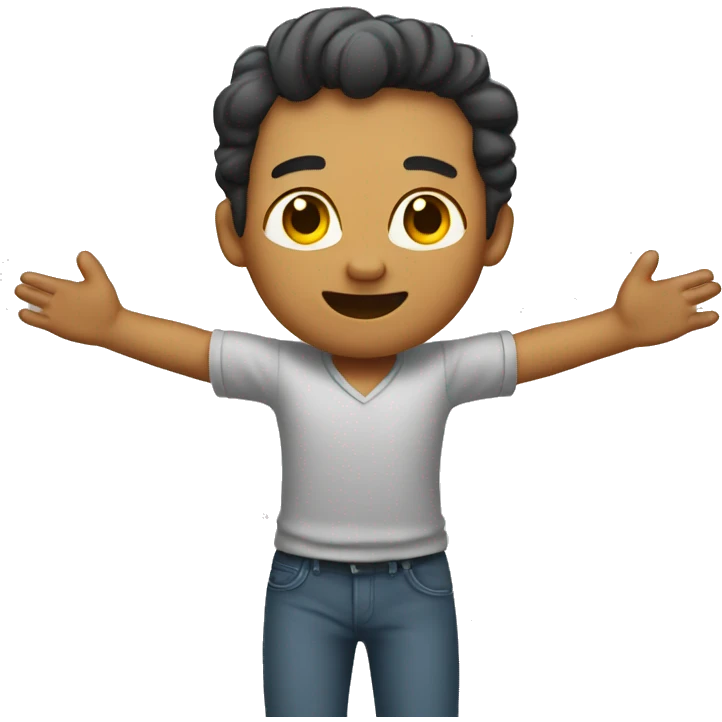 Open arms emoji