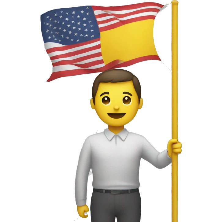 Flag and man emoji
