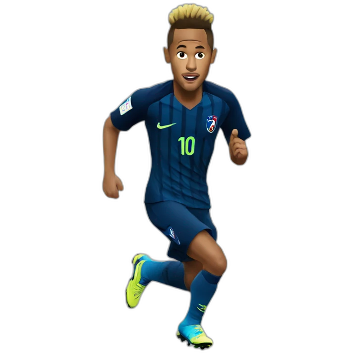 neymar running emoji