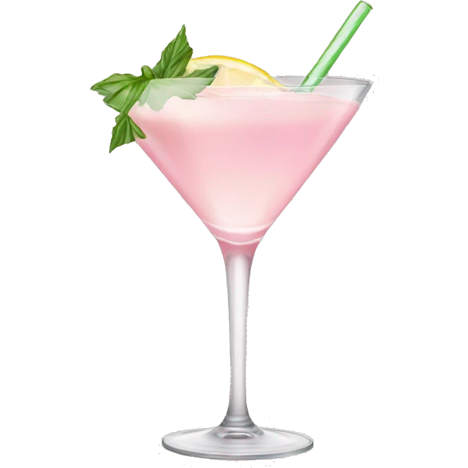 Light pink cocktail  emoji