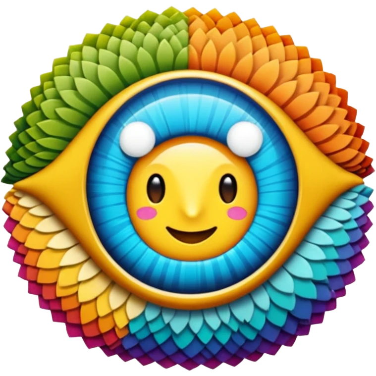 Çiçek canavarı emoji