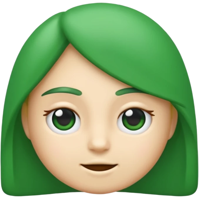 😇 esse emoji com um lança verde na mão emoji