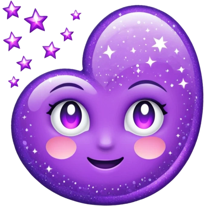 glitter purple remedy emoji